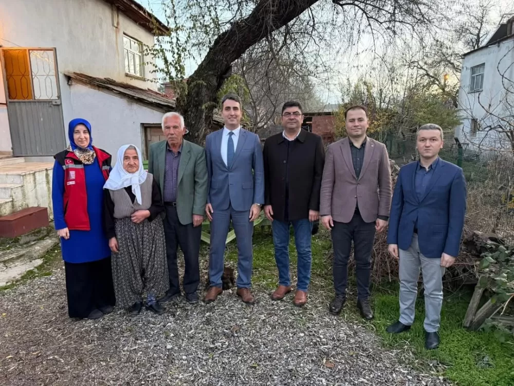 Can Kaymakamdan gazimiz Rıza Ak'a evinde ziyaret