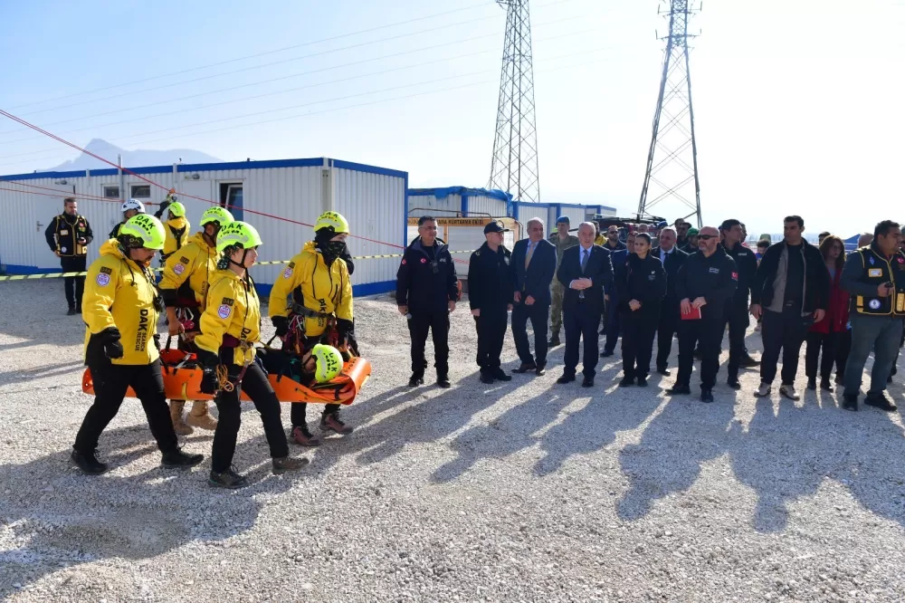 Vali Coşkun; "Bugünün tatbikatı yarının hazırlığıdır"