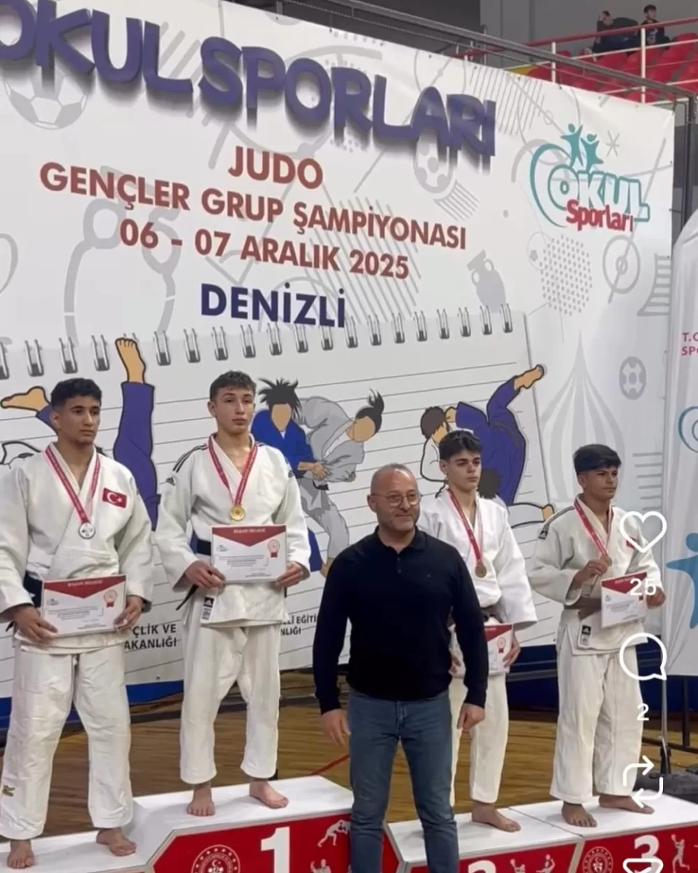 Denizli'de Bucak rüzgarı esti! Altın ve gümüş madalya kazanıp gururlandırdılar