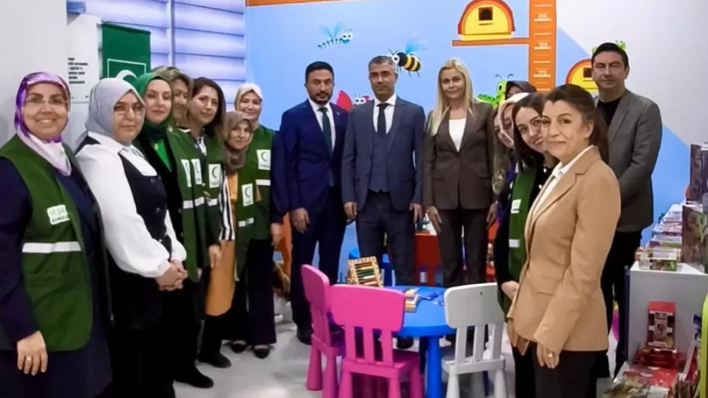 Adliyeye çocuk bekleme ve oyun odası kütüphanesi kuruldu