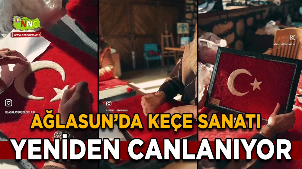 Ağlasun’da keçe sanatı yeniden canlanıyor