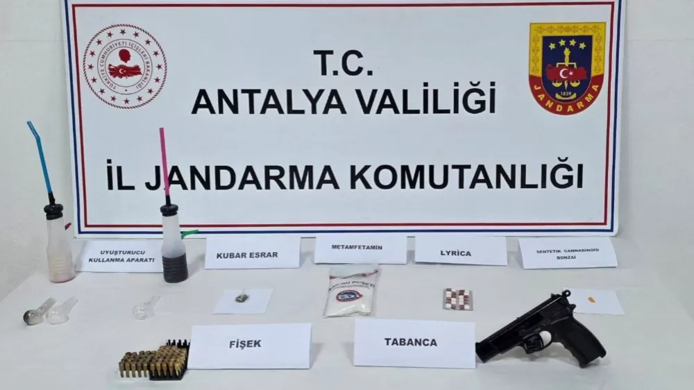 Antalya'da uyuşturucu operasyonu