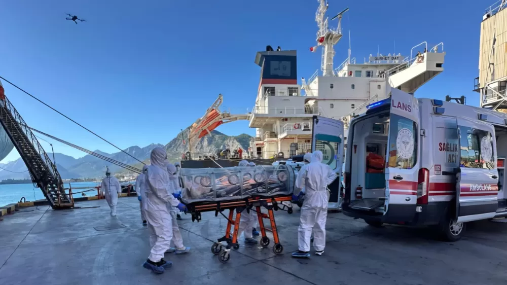 Antalya Limanı'nda uluslararası salgın tatbikatı