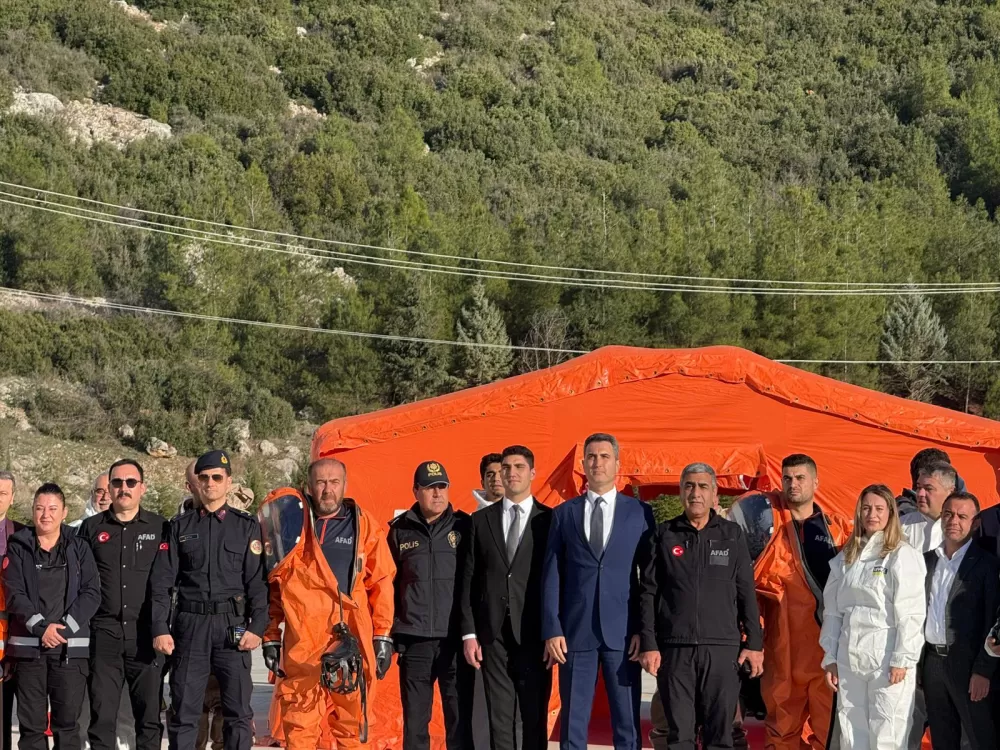 Bucak OSB'de Büyük Tatbikat Yangın ve KBRN Riskine Karşı Kurumlar Tek Yumruk