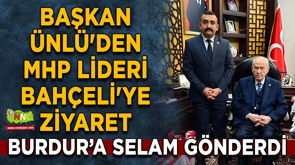 Başkan Emre Ünlü'den MHP Genel Başkanı Bahçeli'ye ziyaret