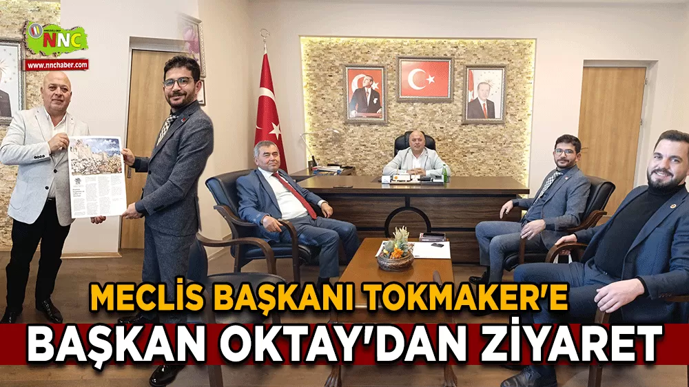 Başkan Oktay'dan Meclis Başkanı Tokmaker'e ziyaret