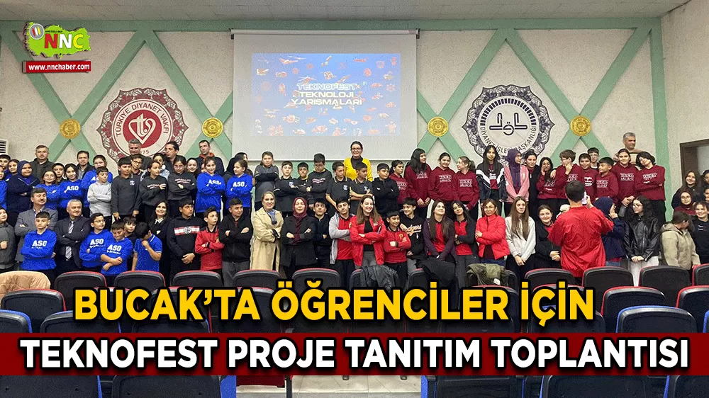 Bucak’ta öğrenciler için Teknofest Proje Tanıtım toplantısı