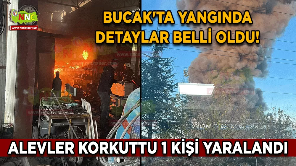 Bucak'ta yangında detaylar belli oldu! Alevler korkuttu 1 kişi yaralandı