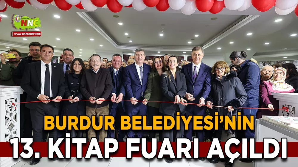 Burdur Belediyesi’nin 13. Kitap Fuarı açıldı