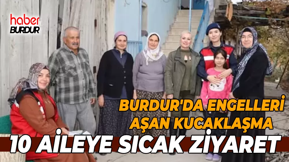 Burdur İl Müftülüğü'nden engelli bireylere anlamlı ziyaret