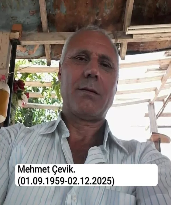 Burdur ili Bucak İlçesi  Mehmet Çevik hayatını kaybetti