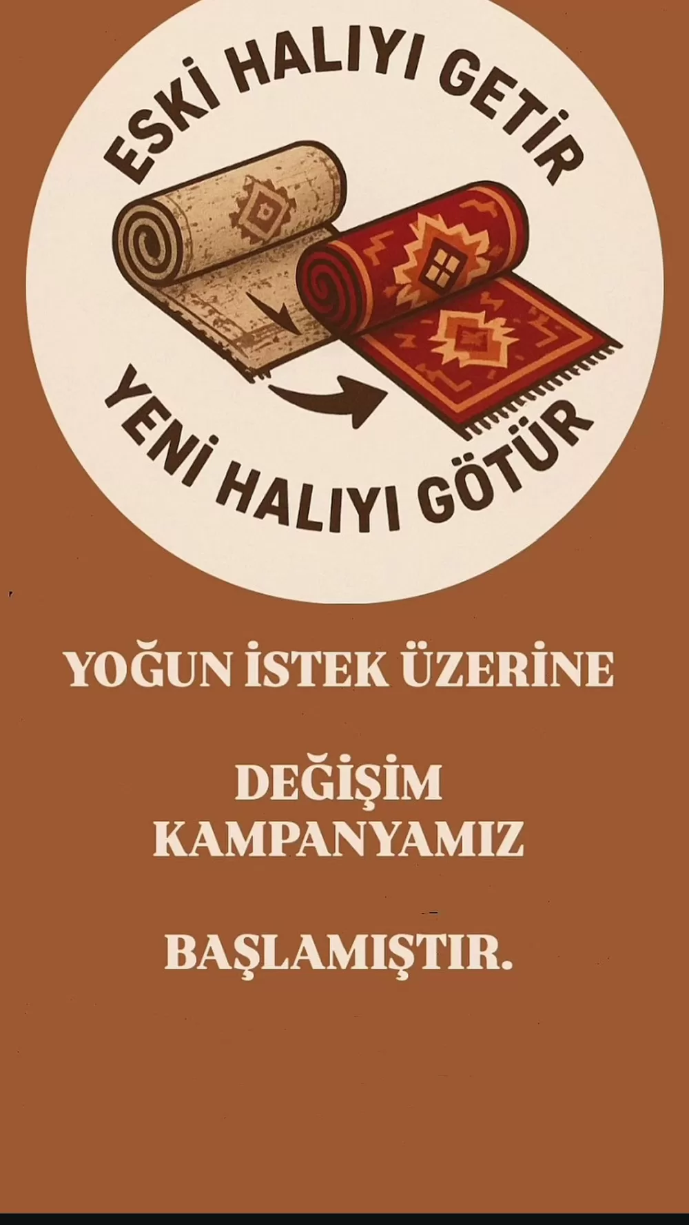 Merinos Halı’dan çifte kampanya Eskiyi getir yeniyi götür ve 200 TL’den başlayan ürünler