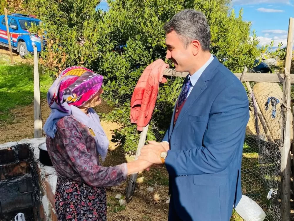 Halkın Kaymakamı Can Kazım Kuruca, gönül ziyaretlerini sürdürüyor