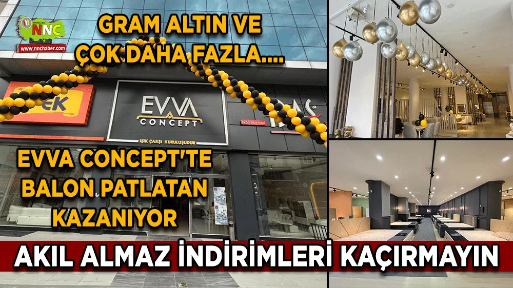 Evva Concept'te balon patlatan kazanıyor Akıl almaz indirimleri kaçırmayın