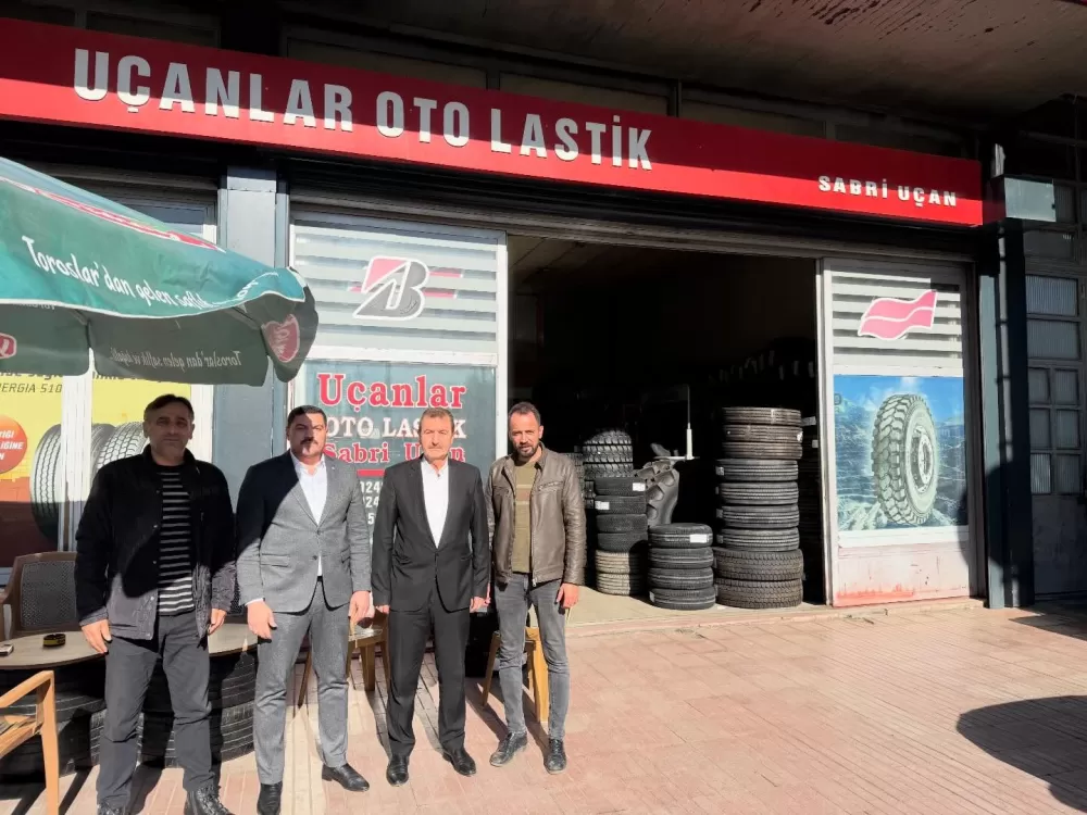 Başkan Mustafa Gün Bucak'ta! Esnafları ziyaret ettiler