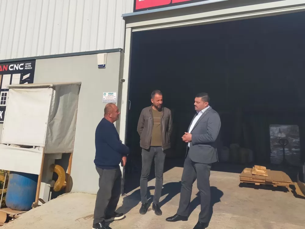 Başkan Mustafa Gün Bucak'ta! Esnafları ziyaret ettiler