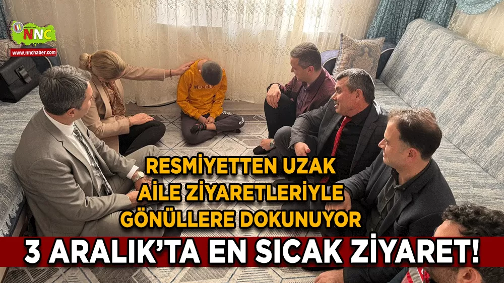 Kaymakam Kuruca'dan 3 Aralık'ta en sıcak ziyaret