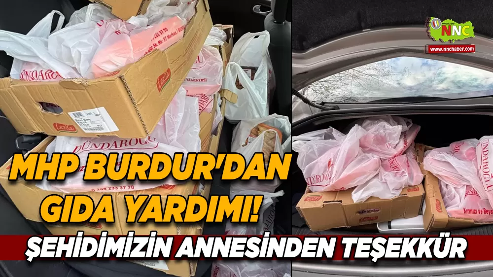 MHP Burdur teşkilatı evlerde vatandaşları ziyaret ettiler İhtiyaçları yerinde gördüler
