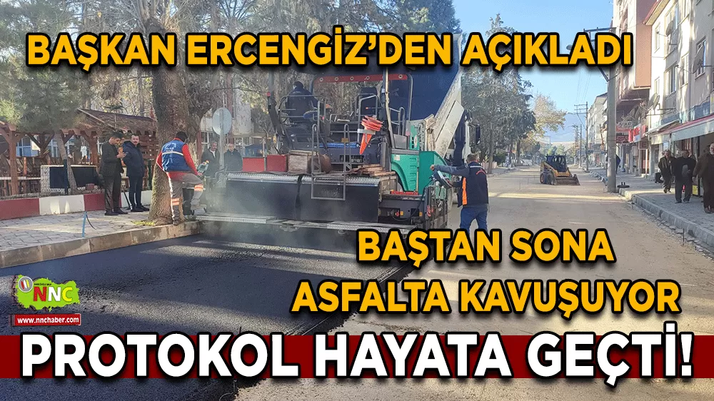 Protokol hayata geçti! Baştan sona asfalta kavuşuyor