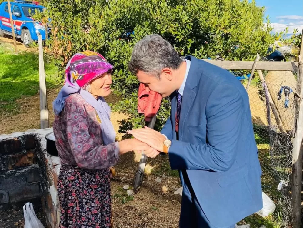 Halkın Kaymakamı Can Kazım Kuruca, gönül ziyaretlerini sürdürüyor