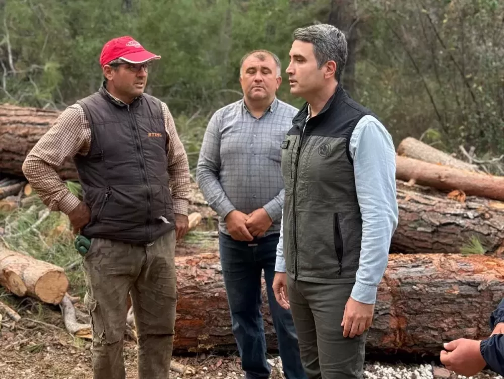 Bucak Kaymakam Kuruca'dan Sığla Orman İşletme Şefliği Yangın İlk Müdahale Ekibi yerleşkesine ziyaret
