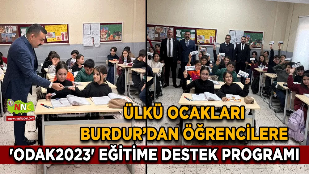Ülkü Ocakları Burdur’dan öğrencilere 'Odak2023' eğitime destek programı