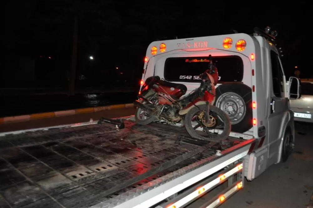 Isparta'da bir gecede 206 araç kontrol edildi 4 araç trafikten men edildi