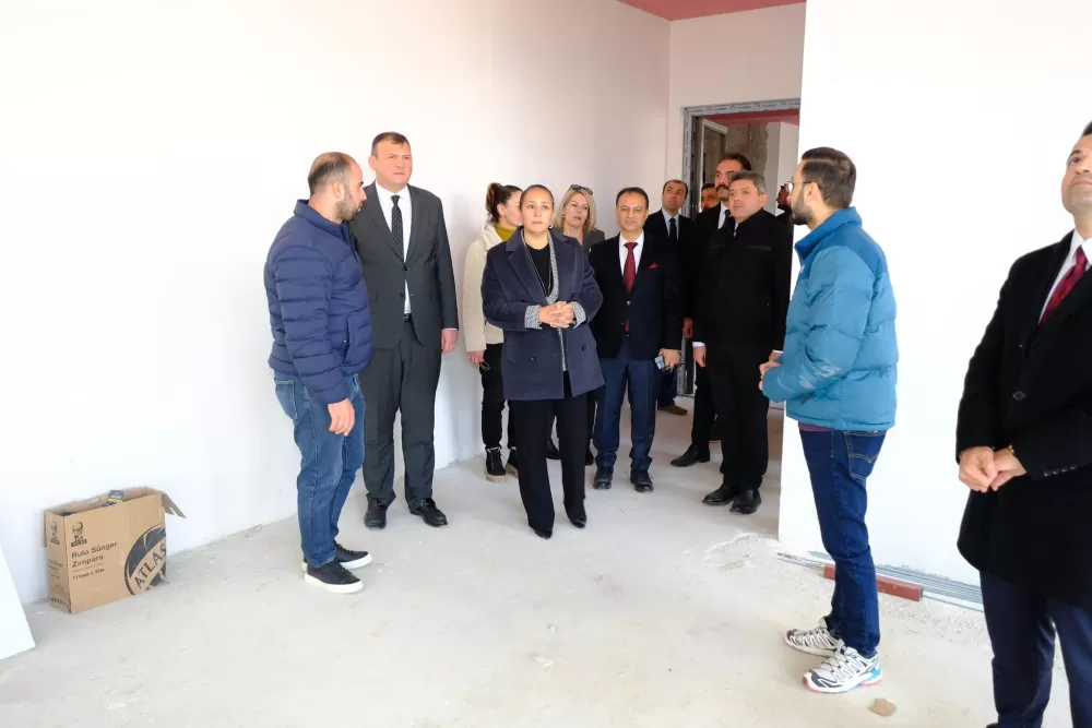 Burdur Valisi Bilgihan, eğitim yatırımlarını yerinde inceledi