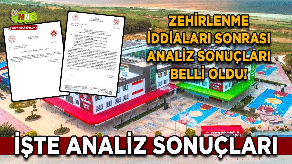 Zehirlenme iddiaları sonrası analiz sonuçları belli oldu! İşte analiz sonuçları