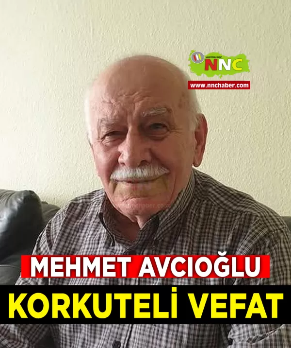 Korkuteli Vefat Mehmet Avcıoğlu