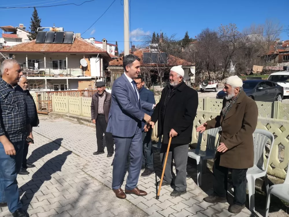 Kaymakam Kuruca’dan Muhtar Ocak'a iade-i ziyaret