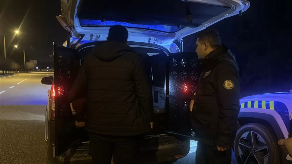 Burdur’da uygulamadan kaçmak isterken şarampole uçtu 1.28 Promil alkollü çıktı