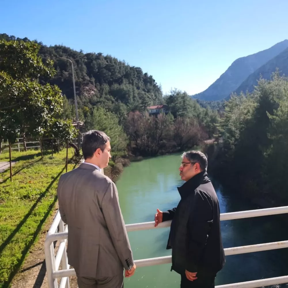 Kaymakam Kuruca’dan Karacaören HES’e iade-i ziyaret