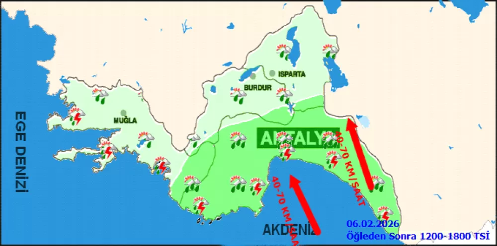 Burdur'da 5 Günlük Hava Tahmini: Kuvvetli Yağış ve Sıcaklık Düşüşü Bekleniyor