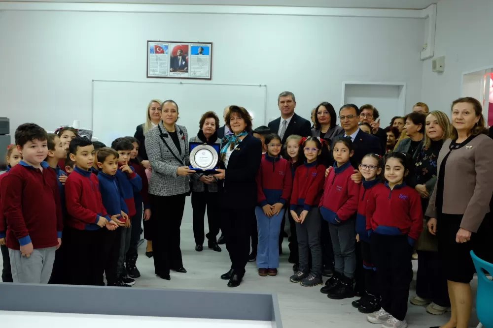 TOKİ Yahya Kemal Beyatlı İlkokulu teknoloji yönünde de bir adım önde!