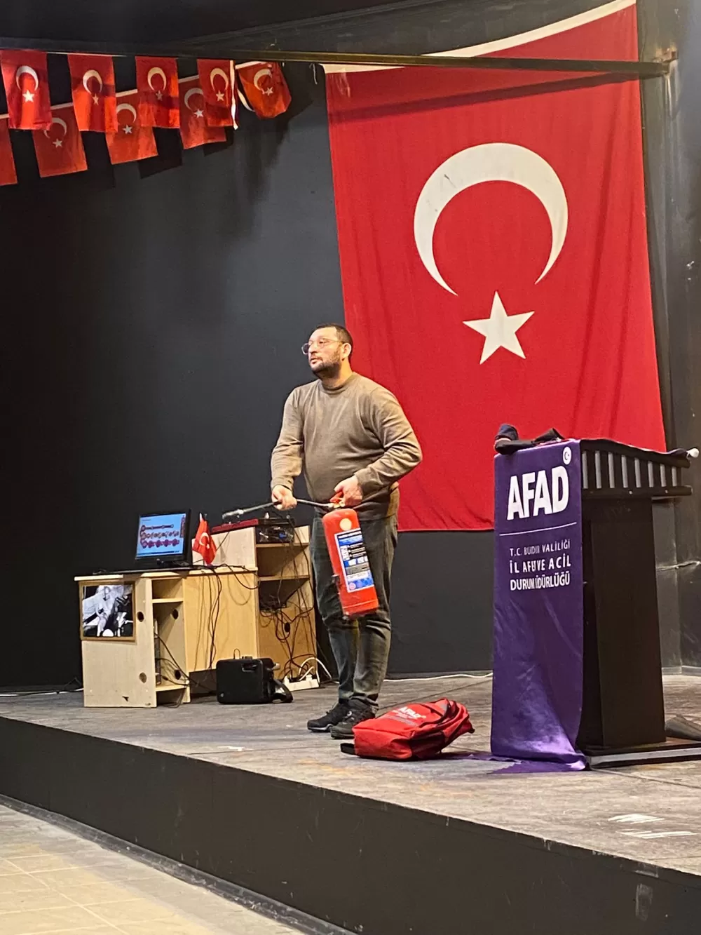 Çavdır’da kamu personeline afet eğitimi