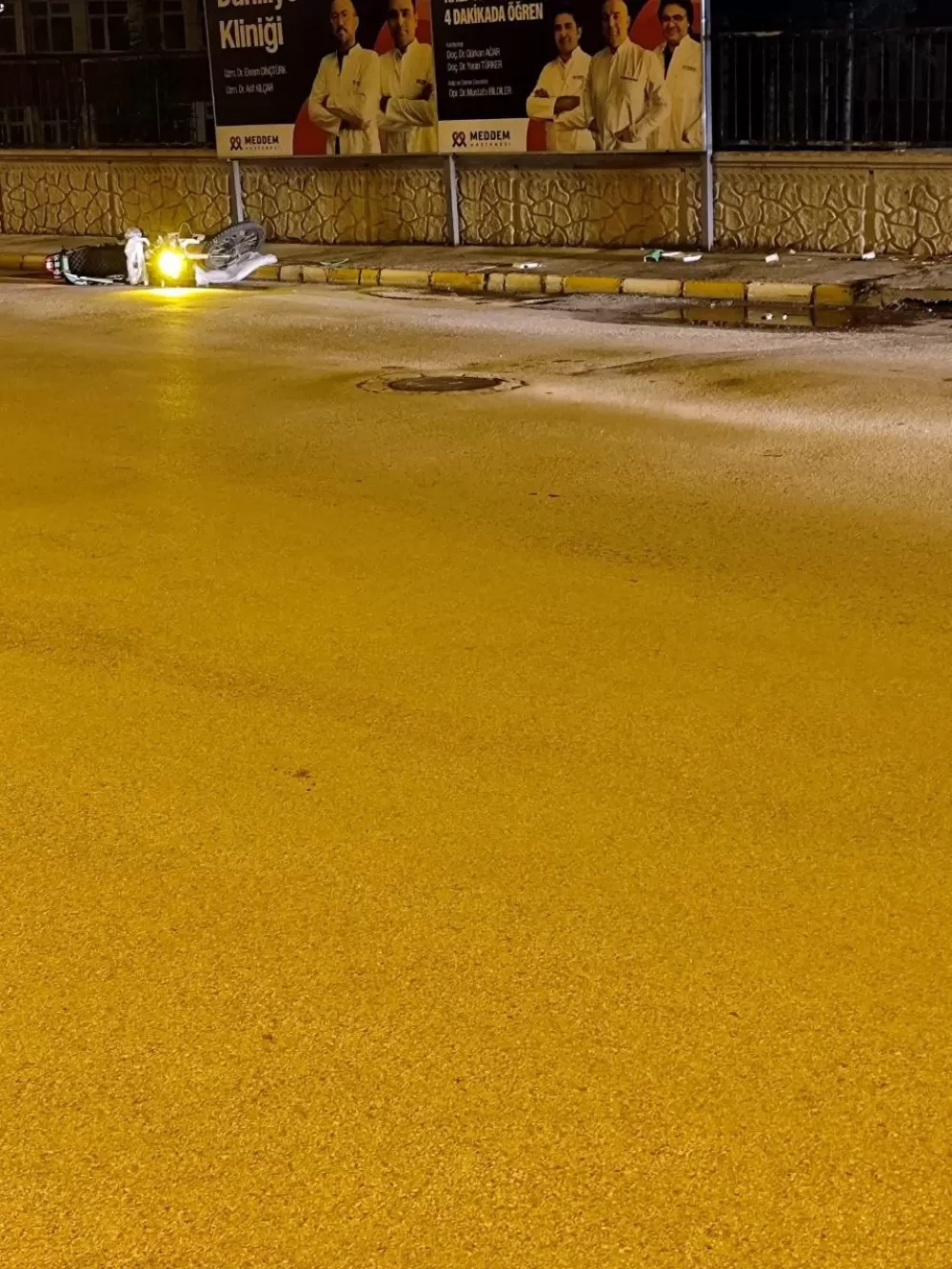 Isparta Yalvaç'ta  Alkollü sürücünün kullandığı motosiklet kazasında sürücü ağır yaralandı