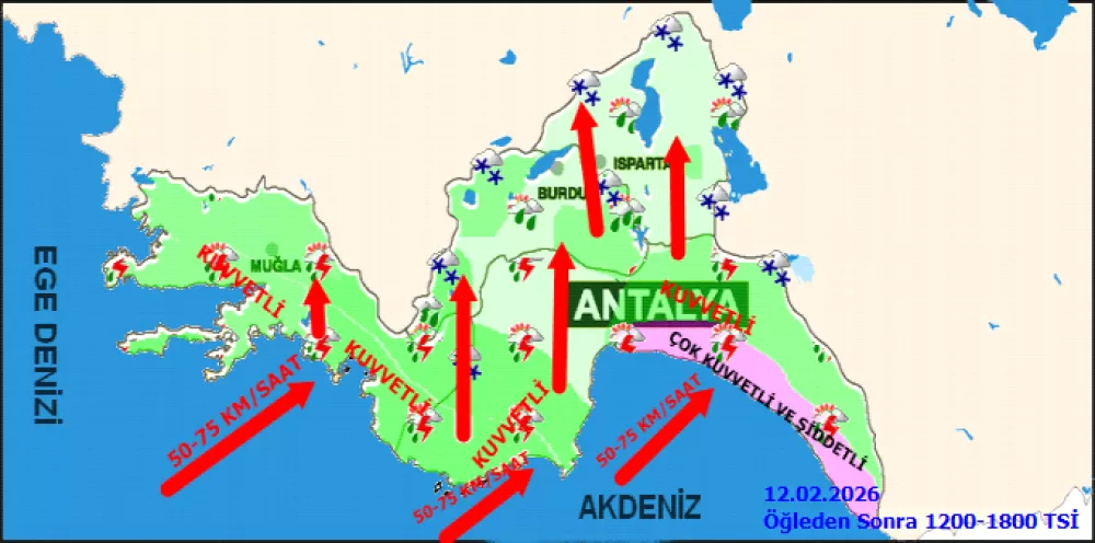 Burdur için uyarı geldi! Fırtına kapıda İşte 5 günlük hava tahmini