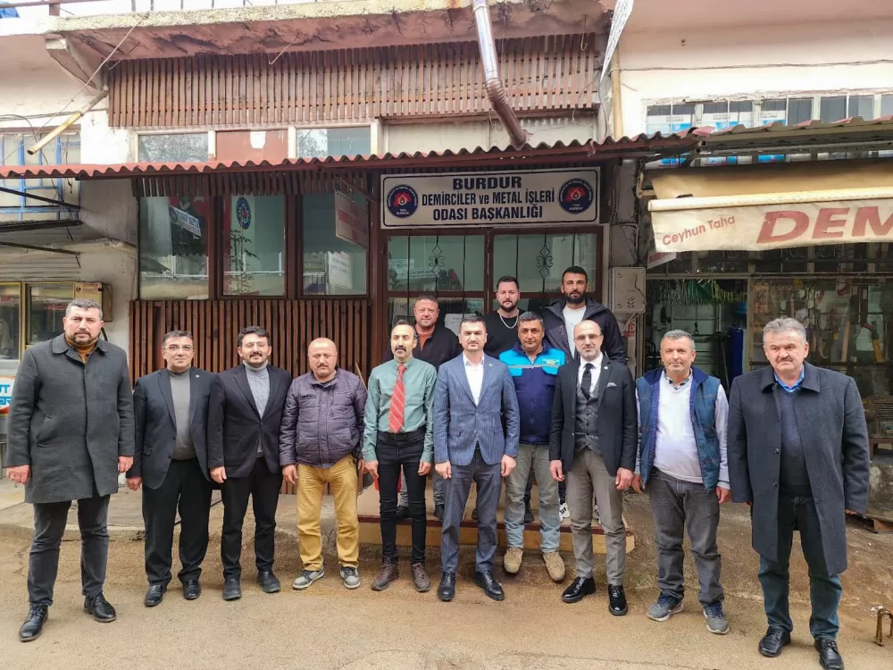 AK Parti heyetinden Burdur Esnaf Odalarına yeni dönem ziyareti