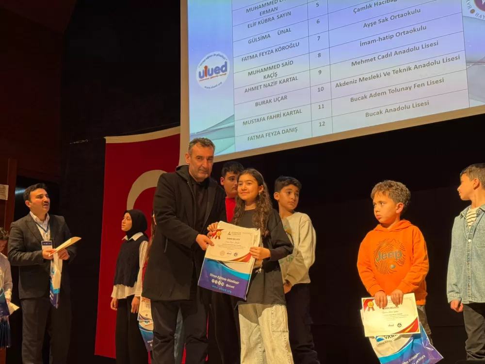 "Aydınlık Yarınlara” yarışmasında Bucak’tan Türkiye ikinciliği