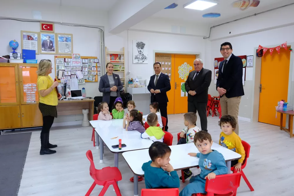 Vali Bilgihan’dan eğitim mesaisi Sınıf ve atölyeleri inceledi