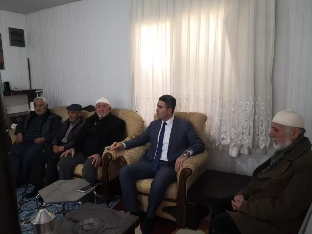 Kaymakam Kuruca’dan Muhtar Ocak'a iade-i ziyaret