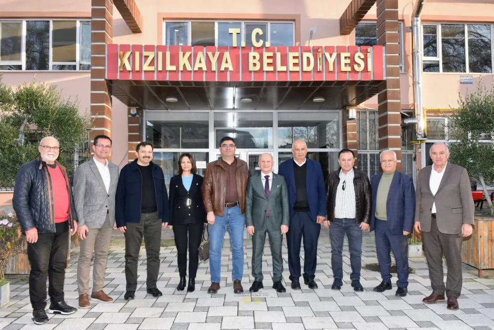 Kızılkaya’da STK buluşması Korkutelililer Derneği’nden Başkan Güngör’e ziyaret