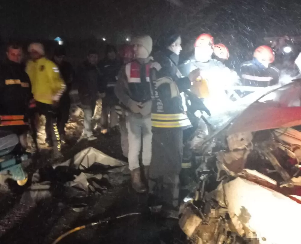 Erzurum'da katliam gibi kaza 4 kişi hayatını kaybetti 