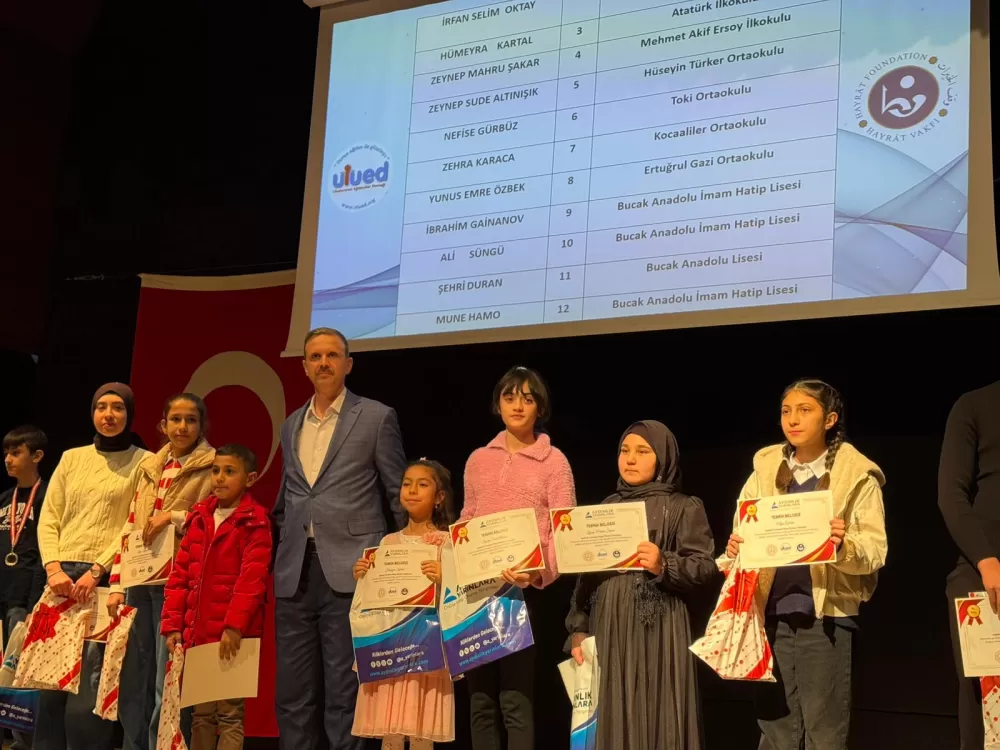 "Aydınlık Yarınlara” yarışmasında Bucak’tan Türkiye ikinciliği