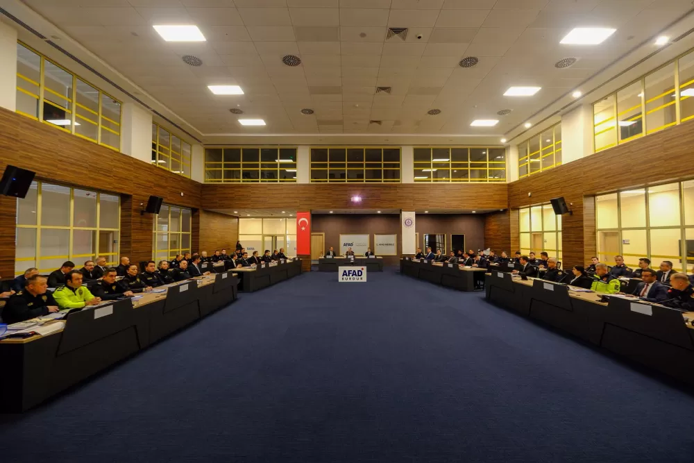 Burdur'da güvenlik ve koordinasyon masaya yatırıldı