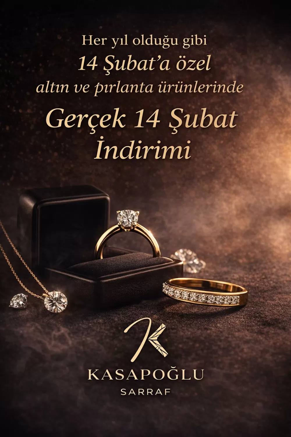 Kasapoğlu Sarraf’tan 14 Şubat Sevgililer Günü’ne özel indirimler