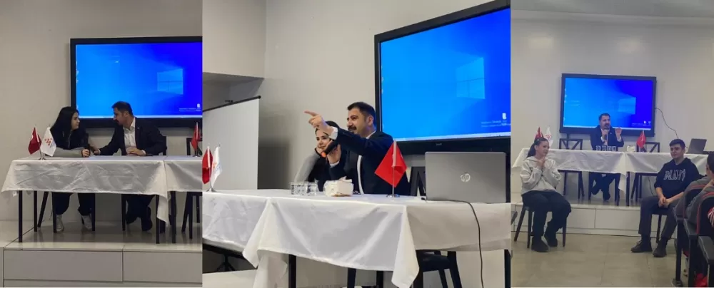 Gazeteci Hakan Bakar genç iletişimcilerle deneyimlerini paylaştı