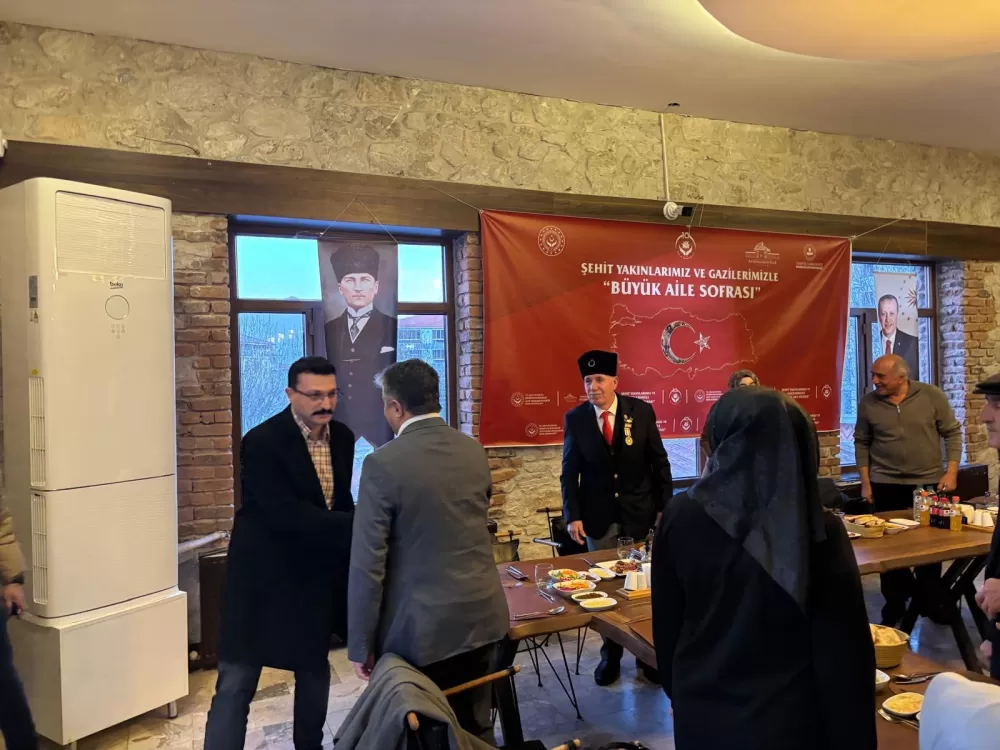 Emirdağ'da şehit yakınları ve gaziler 'Büyük Aile Sofrası'nda buluştu