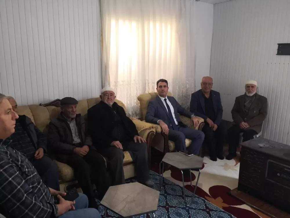 Kaymakam Kuruca’dan Muhtar Ocak'a iade-i ziyaret